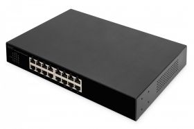 DIGITUS 16-Port Gigabit Switch 16-port 10/100/1000Base-T (DN-80112-1)