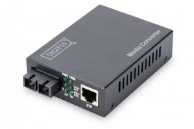 DIGITUS Fast Ethernet Media Converter, Multimode SC connector, 1310nm, up to 2km (DN-82020-1)