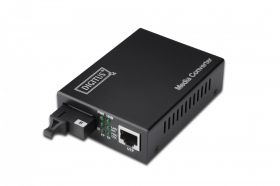DIGITUS Fast Ethernet Media Converter, Singlemode, BiDi Tx1550nm / Rx1310nm, SC connector, up to 20km (DN-82023)