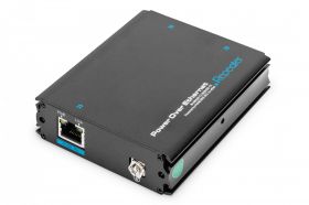 DIGITUS Fast Ethernet PoE Extender 1-port PoE in / 2-port PoE out IEEE802.3af/at (DN-95122)