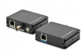 DIGITUS Fast Ethernet PoE+ VDSL Extender over CAT / Coxial Set, up to 500m, 802.3at, Coax/RJ45 (DN-82060)