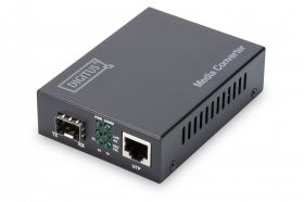 DIGITUS Gigabit Ethernet Media Converter, SFP SFP Open Slot, without SFP Module (DN-82130)