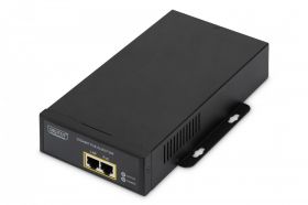 DIGITUS Gigabit Ethernet PoE++ Injector, 802.3at Power pins: 4/5(+),7/8(-) and 3/6(+), 1/2(-), 95W (DN-95107)