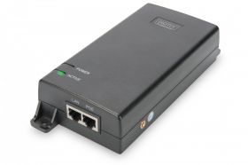 DIGITUS Gigabit Ethernet PoE Ultra Injector, 802.3af/at, 60 W (DN-95104)