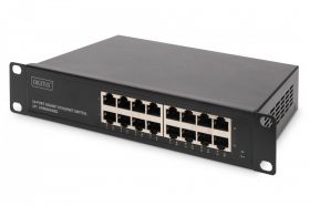 DIGITUS Gigabit Ethernet Switch 16-port, 10 inch, unmanaged (DN-80115)