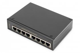 DIGITUS Industrial Gigabit Ethernet Switch 8-port, DIN rail, extended temp. range (DN-651108)