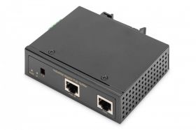 DIGITUS Industrial Gigabit PoE++ Splitter, 802.3bt selectable power output: 12VDC,16VDC,24VDC,48VDC, (DN-651111)