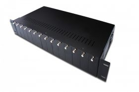 DIGITUS Media Converter Chassis, 14 Slots, 2U for DN-82x1x, DN-82x2x and DN-82x3x Series (DN-82000)