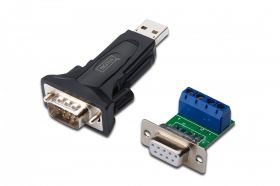 DIGITUS USB 2.0 to serial Converter, RS485 incl. USB A Cable 80cm USB A M / USB A F (DA-70157)