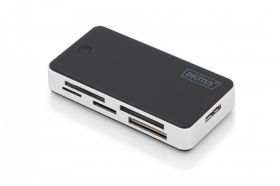 DIGITUS USB 3.0 Card Reader with 1m USB A connection cable Support MS/SD/SDHC/MiniSD/M2/CF/MD/SDXC cards (DA-70330-1)