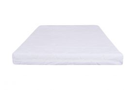 Saltea cu spumă poliuretanică Somnart HypoallergenicMed Bumbac 140x190, înălțime 16 cm, hipoalergenică, husă cu fermoar, rulată, fermitate medie