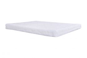 Saltea cu spumă poliuretanică Somnart HypoallergenicMed Bumbac 140x190, înălțime 16 cm, hipoalergenică, husă cu fermoar, rulată, fermitate medie
