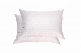 Set pilota 180x200 cm, 300 g si 2 perne 50x70 cm Somnart, microfibra matlasata, cu fibre de carbon
