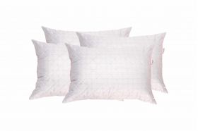 Set 4 perne matlasate Somnart, 50x70 cm, microfibra cu fibre de carbon