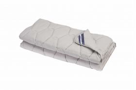 Set Pilota bumbac Somnart Bella 180x200cm 200g model biscuite + 2 perne bumbac Somnart Bella, 50x70cm, Gri