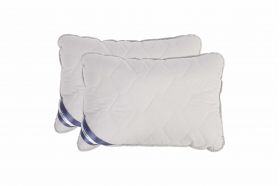 Set Pilota bumbac Somnart Bella 180x200cm 200g model biscuite + 2 perne bumbac Somnart Bella, 50x70cm, Gri