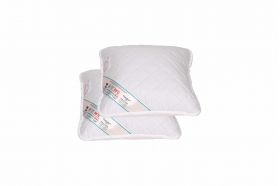 Set 2 perne 50x70 cm si 2 perne 40x40 cm HypoallergenicMed Somnart, microfibra matlasata