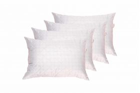Set 4 perne matlasate Somnart, 50x70 cm, microfibra cu fibre de carbon