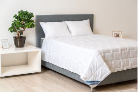 Set Confort Somnart pilota 200x220 cm + 2 perne 50x70 cm, microfibra