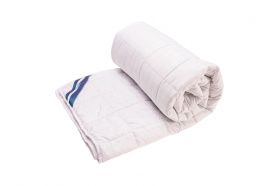 Pachet 1 Lenjerie de pat Ultrasleep XXL, bumbac 100%, bleumarin + 1 pilota 200x220 + 2 perne 50x70