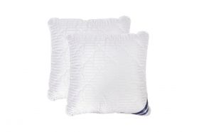 Set 4 Perne matlasate microfibra Striata 70x70 cm