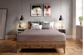 Saltea cu memorie și arcuri individuale SomnArt Supreme Pocket Multilayer 140x190, înălțime 24 cm, husă detașabilă, fermitate medie