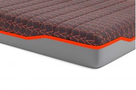 Saltea cu memorie și arcuri individuale SomnArt Supreme Pocket Multilayer 140x190, înălțime 24 cm, husă detașabilă, fermitate medie