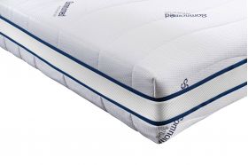 Saltea cu memorie Somnomed Antiacaria 180x200, înălțime 20 cm, pentru alergici, husă cu tratament antiacarian, rulată, fermitate medie