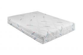 Saltea cu spumă poliuretanică Somnart HypoallergenicMed Antibacteria, 180x200, înălțime 18 cm, antibacterii, husă detașabilă cu fermoar, fermitate medie