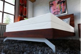 Saltea cu memorie 3D Somnart Memory Bambus 180x200, înălțime 16 cm, husă cu bambus lavabilă și detașabilă cu fermoar, mânere, fermitate medie