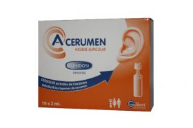 Solutie pentru igiena urechi, 10x2 ml, A-Cerumen