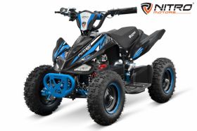 ATV electric NITRO ECO Python 1000W 36V cu 3 Viteze, culoare Albastru