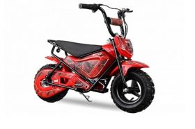 Mini Motocicleta electrica cu roti ajutatore, NITRO ECO Flee 300W 24V, culoare Portocalie