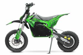 Motocicleta electrica Eco Serval PRIME 1200W 12 10 48V 15Ah Lithiu ION, culoare Verde