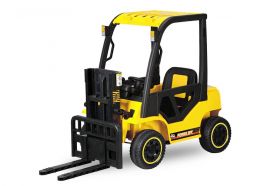 Motostivuitor electric pentru copii, Kinderauto Forklift, 90W, 12V, echipat STANDARD, galben