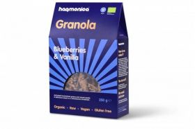 Granola cu afine si vanilie, eco-bio, 250g - Harmonica