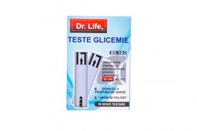 Teste glicemie Dr. Life, 50 buc