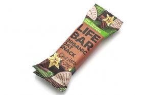 Baton de ovaz cu ciocolata fara gluten, eco-bio 40g, Lifebar