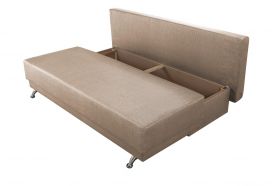 Canapea Extensibila Roma Beige Jasmine Flower 205x90x86 cm + lada de depozitare