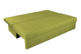 Canapea extensibila Alfi 192x80x77 cm cu lada de depozitare, Lime