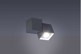 Lampa de tavan Lampex, Kraft 1 White, GU10, 40W