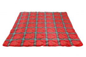 Set Alcam cocolino, 2 perne 50x70 cm si pilota matlasata 180x200 cm, Xmas Fleece