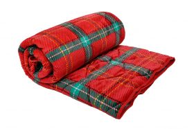 Set Alcam cocolino, 2 perne 50x70 cm si pilota matlasata 180x200 cm, Xmas Fleece