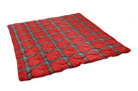 Set Alcam cocolino, 2 perne 50x70 cm si pilota matlasata 180x200 cm, Xmas Fleece