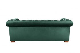 Canapea extensibila Oxford Chesterfield, 88x216x75 cm, 3 locuri, Green