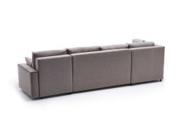 Coltar extensibil Ece Panoramik, Balcab Home, 315x90x88 cm, lemn, crem