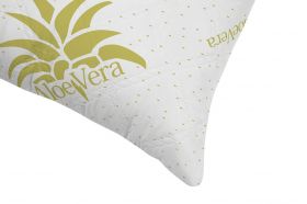 Set Aloe Vera Essence, perna microfibra 50x70 cm si pilota matlasata 350g/mp, 140x200 cm