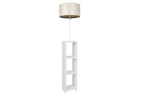 Lampadar, AYD-1799, Insignio, 30 x 140 cm, 1 x E27, 60W, alb/ecru