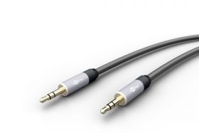 cablu audio jack stereo 3.5mm tata - 3.5mm tata 5m goobay plus