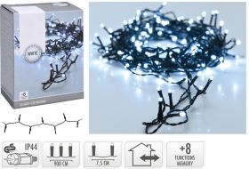 Instalatie de Craciun pentru interior/exterior, 120 LED-uri, 900 cm, lumina rece